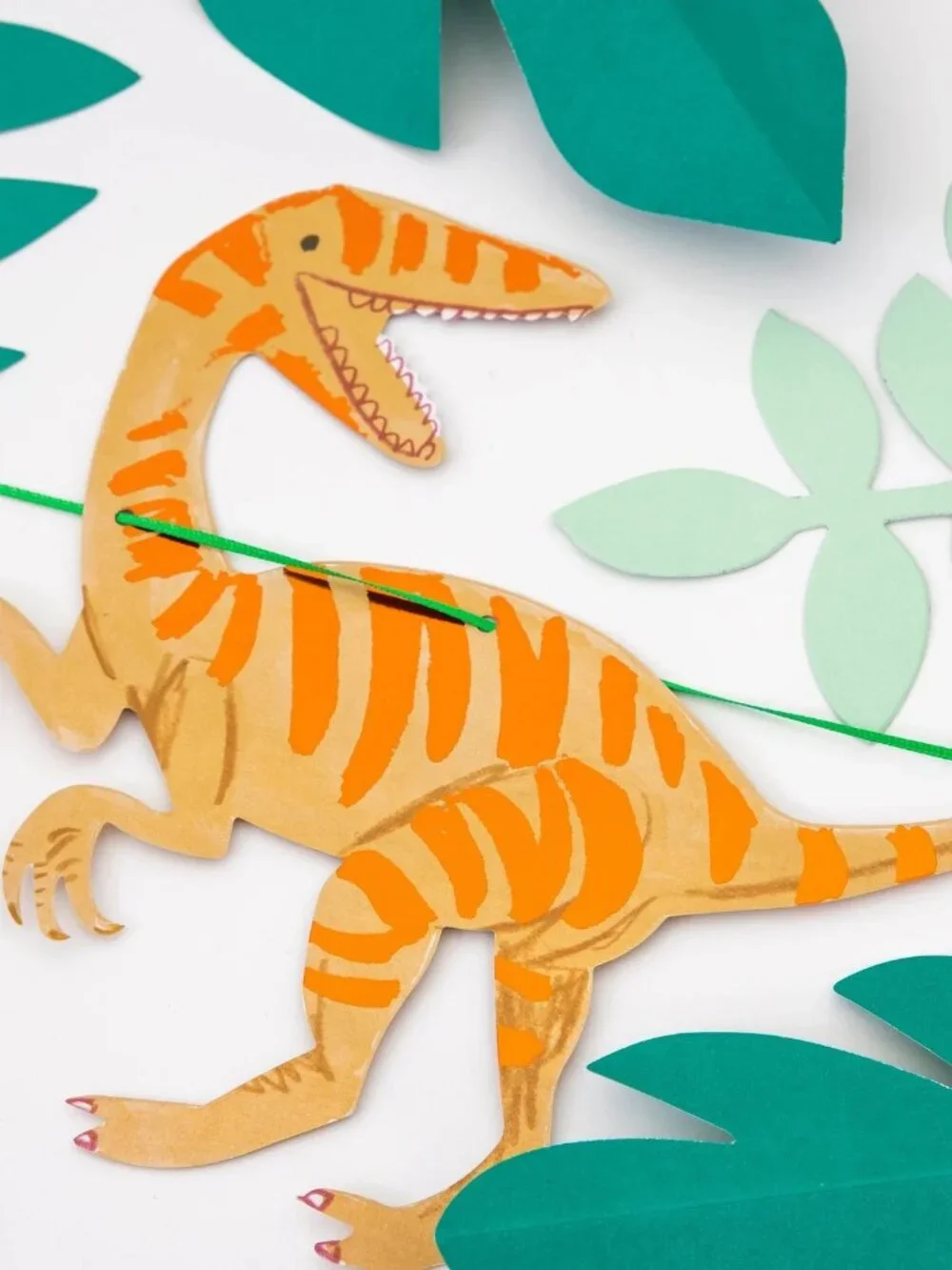 Meri Meri Party Garland Dinosaur Jurassic Park Theme - BIRTHDAY PARTIES, FUN!